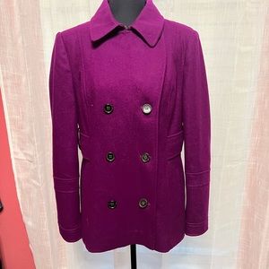 Coat purple large